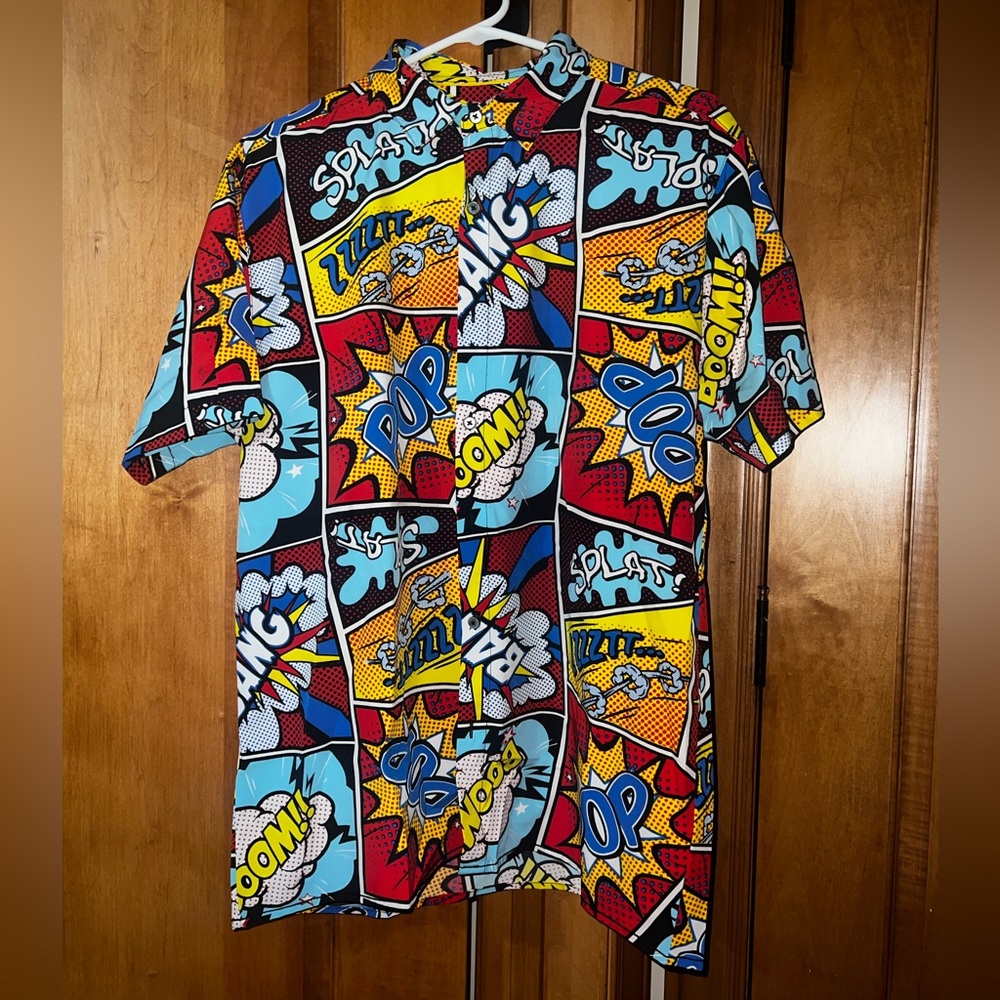 Pop Art, Andy Warhol/Lichtenstein style shirt